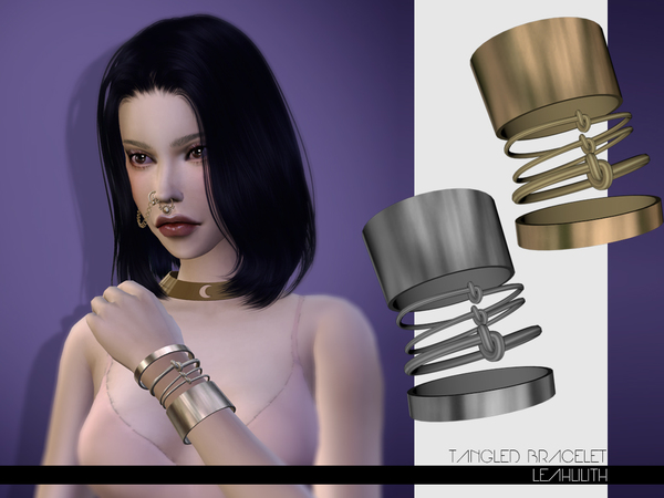Sims 4 Tangled Bracelet by LeahLilith at TSR