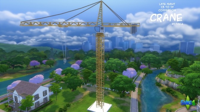 Sims 4 The Crane Late Night S3 to S4 Conversion at Tinkerings by Tinkle