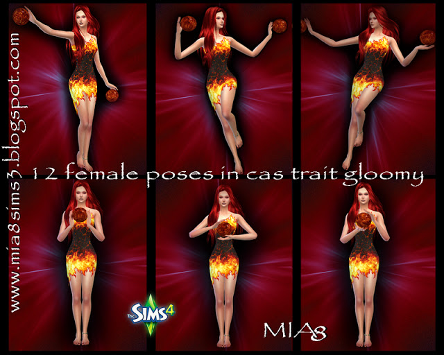 Sims 4 12 female poses#2 at MIA8