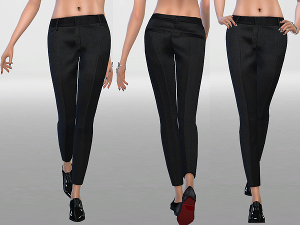 Sims 4 Elegant Pants by Pinkzombiecupcakes at TSR