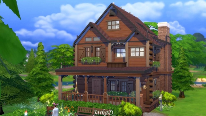 Forest cottage at JarkaD Sims 4 Blog » Sims 4 Updates