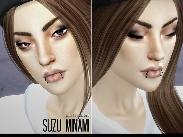 Sims 4 Suzu Minami by Pralinesims at TSR