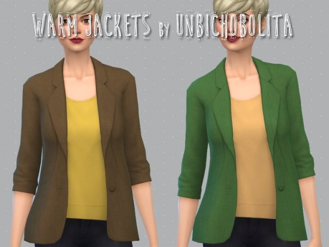 Sims 4 Warm jackets at Un bichobolita