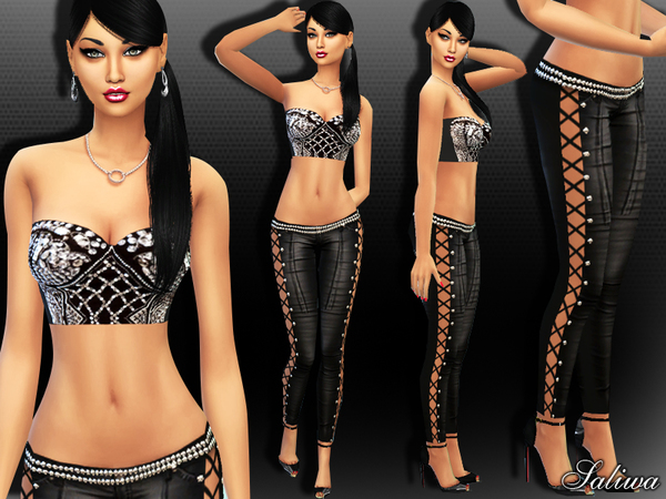 Sims 4 Goddess Diva Outfit by Saliwa at TSR