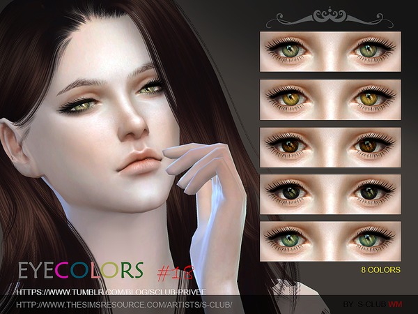 Sims 4 Eyecolor 18 by S Club WM at TSR