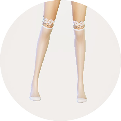 Sims 4 Over knee socks collection transparent at Marigold