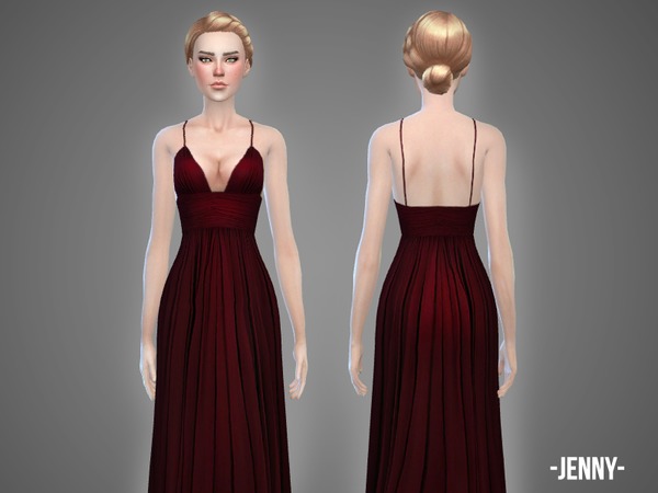 Sims 4 Jenny gown by April at TSR