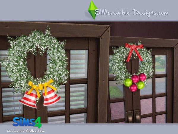 Sims 4 Wreath Collection by SIMcredible! at TSR