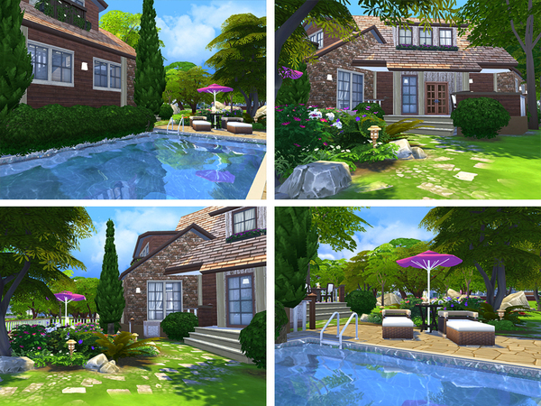 Sims 4 Helena house by Rirann at TSR