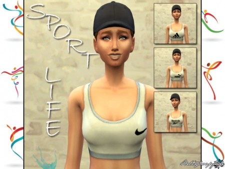 Sport life items by Bettyboopjade at Sims Artists