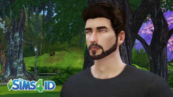 Beard Thin Goatee by David Veiga at The Sims 4 ID » Sims 4 Updates