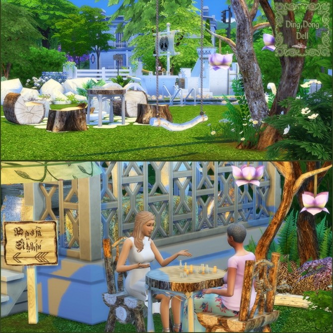 Sims 4 DingDongDell fantasy house at Loverat Sims4