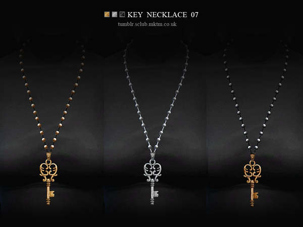 Sims 4 Necklace N07 by S Club LL at TSR
