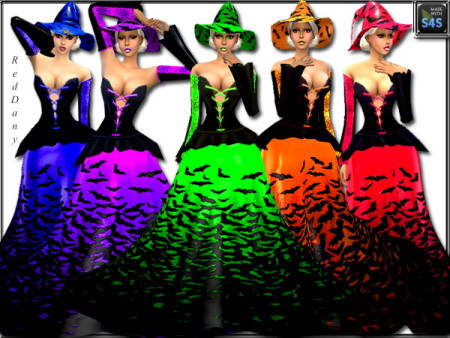 Halloween Witch Clothing & hat at Dany’s Blog
