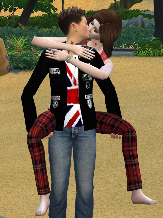 Sims 4 Romantic Walk Pose at Chaleara´s Sims 4 Poses