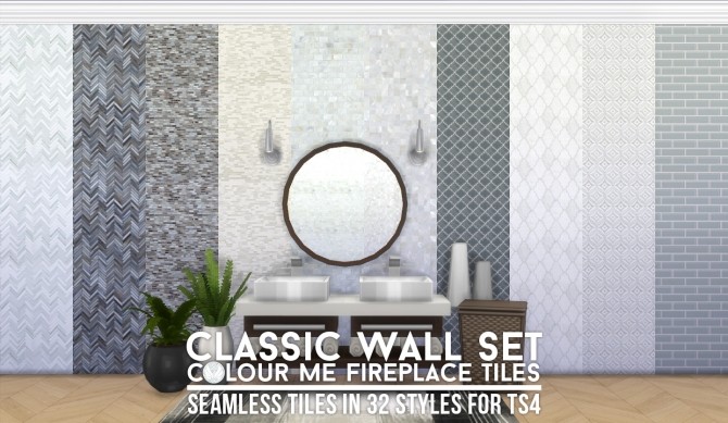 Sims 4 UPDATED Look At Me! Fireplace and Walls at Simsational Designs