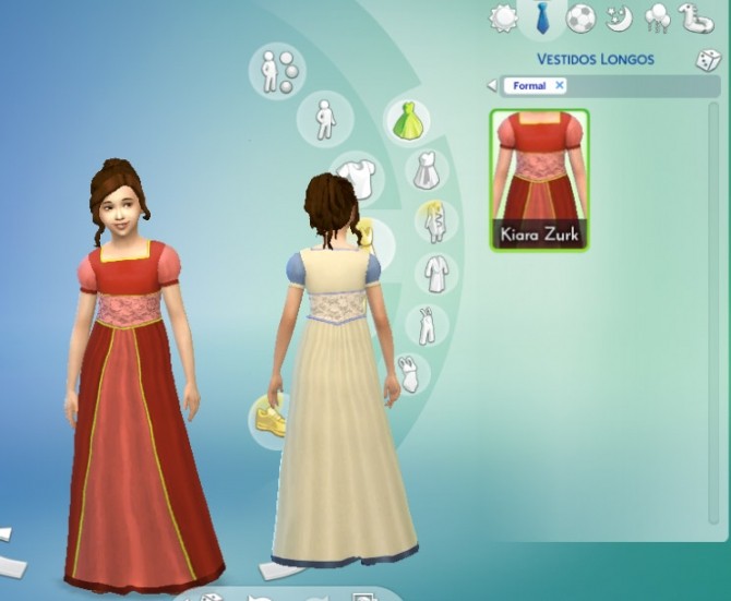Sims 4 TS2 Girl Dresses at My Stuff