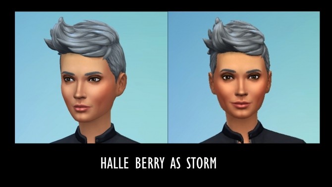 Sims 4 Halle Berry as Storm by simgazer at Mod The Sims