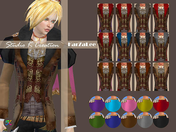 Sims 4 Medieval edge My lord outfit at Studio K Creation