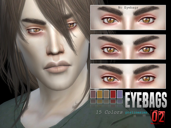 Sims 4 5 Eyebags + Concealer by Pralinesims at TSR