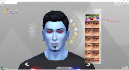Colorful eyes recolors by linkster123 at Mod The Sims