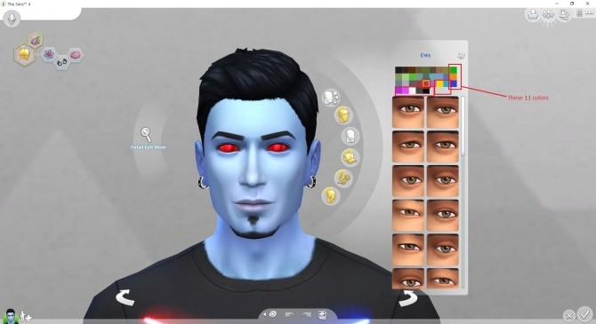Sims 4 Colorful eyes recolors by linkster123 at Mod The Sims