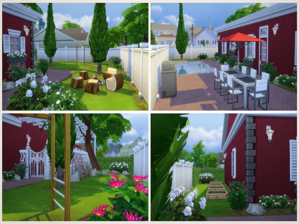 Sims 4 Elm Street house by sharon337 at TSR