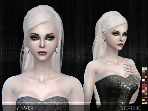 Sims 4 Reprise Female Hair by Stealthic at TSR