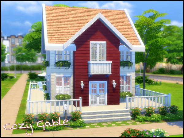 Sims 4 Cozy Gable by sparky at TSR