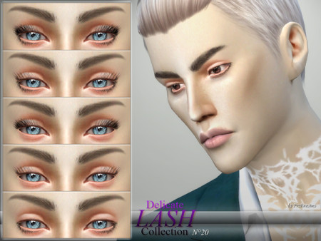 Delicate Lash Collection N20 by Pralinesims at TSR » Sims 4 Updates