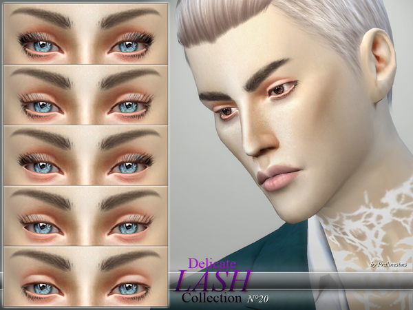 Sims 4 Delicate Lash Collection N20 by Pralinesims at TSR