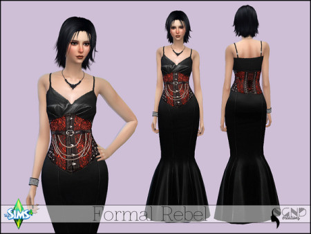 Formal Rebel dress by SimGirlNextDoor at TSR
