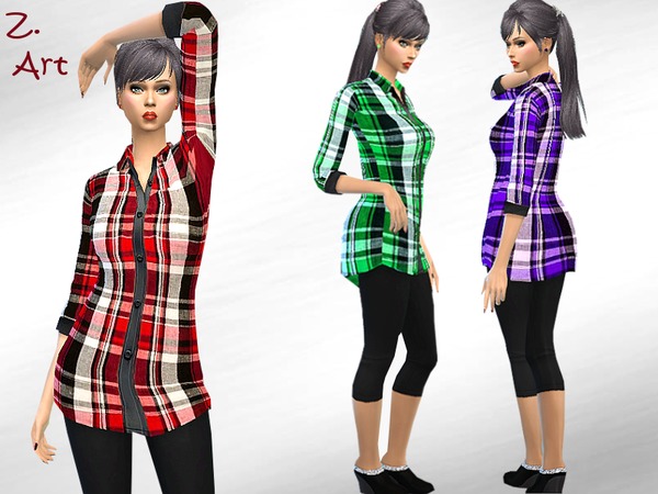 Sims 4 At Home outfit by Zuckerschnute20 at TSR