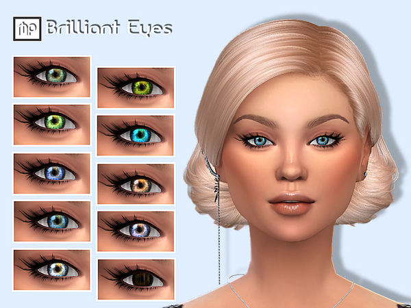 Sims 4 Brilliant Eye Color N1 by MartyP at TSR