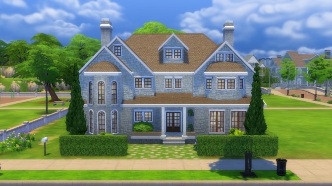 Sims 4 Stone Manor by RayanStar at Mod The Sims