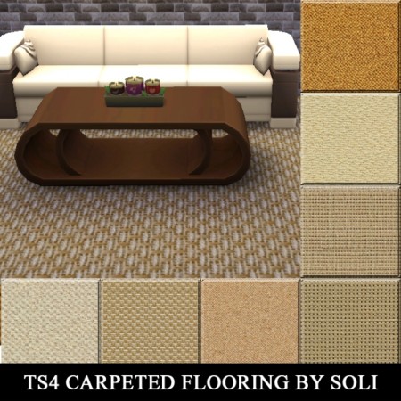 Carpeted flooring at Soli Sims 4
