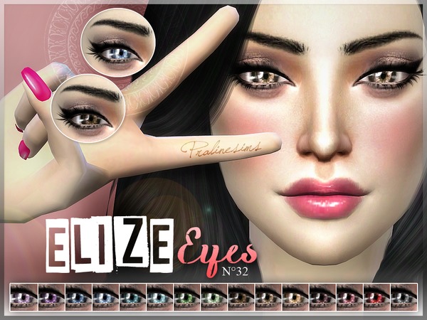 Sims 4 Elize Eyes N32 by Pralinesims at TSR
