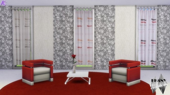 Sims 4 MELIORIS curtains at Khany Sims