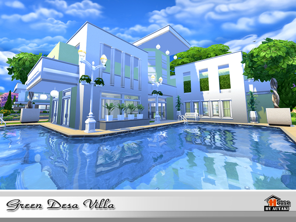 Sims 4 Green Desa Villa by autaki at TSR