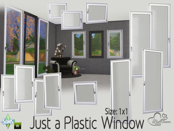 Sims 4 Just a Plastic Windows by BuffSumm at TSR