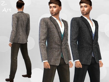 Smart Fashion VI trousers and jacket by Zuckerschnute20 at TSR » Sims 4 ...
