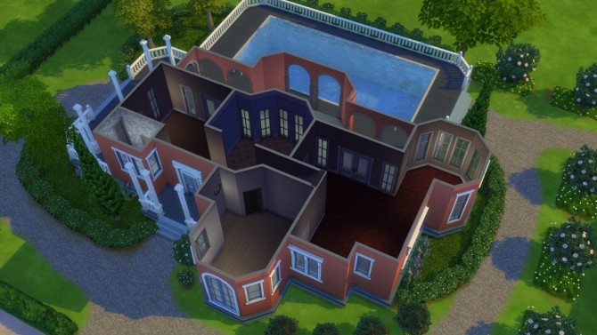 Sims 4 Rosebacken villa at DeSims4