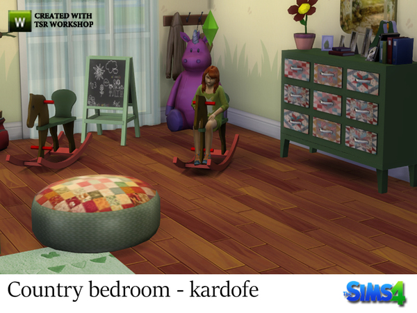 Sims 4 Country bedroom by kardofe at TSR