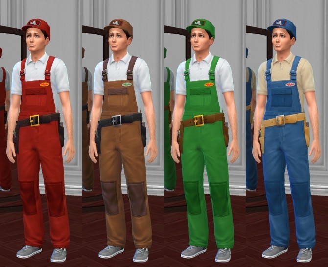 Sims 4 Repairman Outfit Unlockers by VentusMatt at Mod The Sims
