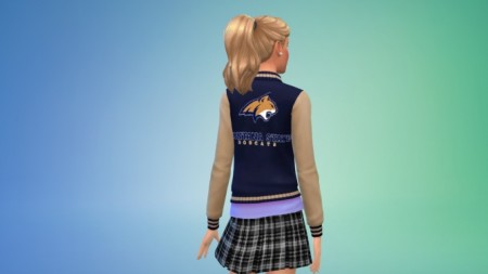 College Letterman Jacket by Zahkriisos at Mod The Sims