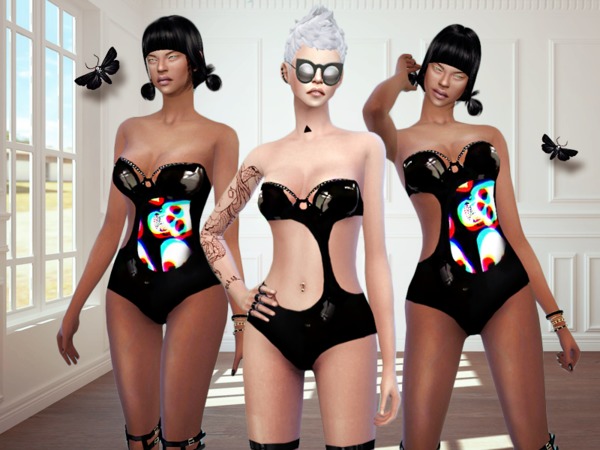Sims 4 MFS Sevens Bodysuits by MissFortune at TSR