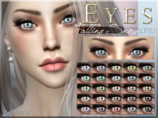 Sims 4 Crystal Eyes Minipack 3.0 25 Colors by Pralinesims at TSR