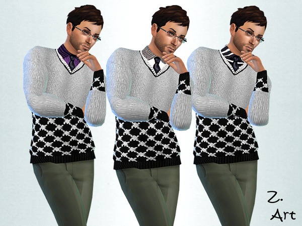 Sims 4 Smart Fashion VII sweater by Zuckerschnute20 at TSR