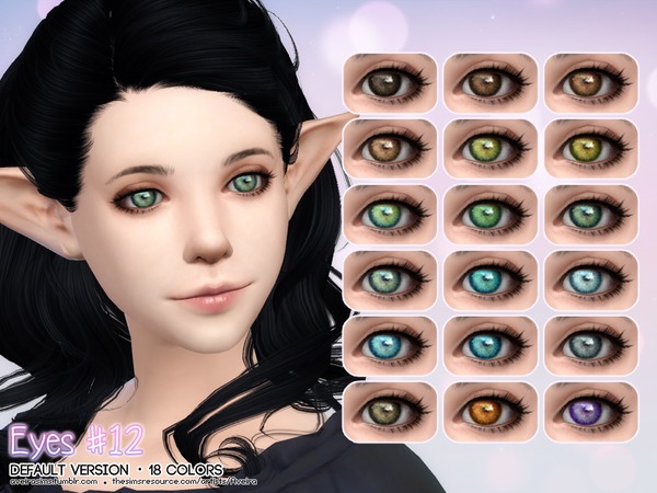 Sims 4 Eyes #12 Default version by Aveira at TSR
