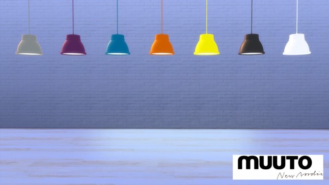 Sims 4 Studio Pendant Lamp by Muuto at Meinkatz Creations